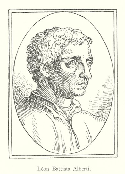 Leon Battista Alberti (gravering) av Italian School