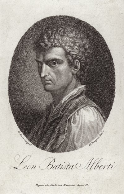 Leon Battista Alberti av Italian School