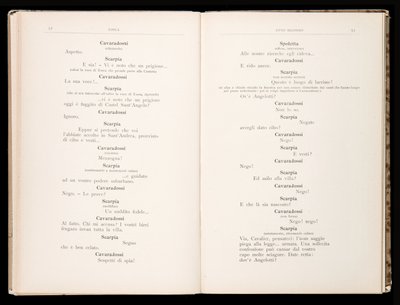 Libretto av Tosca av Giacomo Puccini, Edition Ricordi, Italia av Italian School