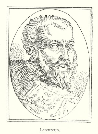Lorenzetto (gravering) av Italian School