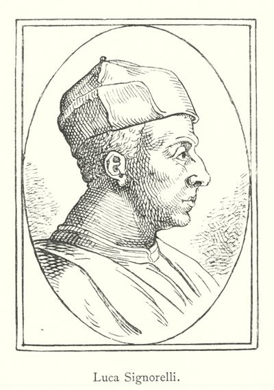 Luca Signorelli (gravering) av Italian School