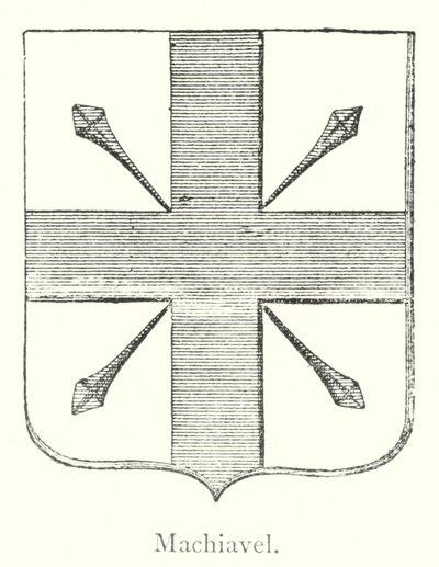 Machiavel (gravering) av Italian School