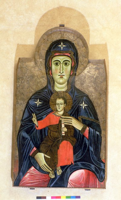 Madonna of the Passion (tempera på panel) av Italian School