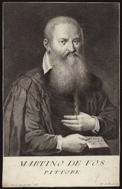 Marten de Vos av Italian School