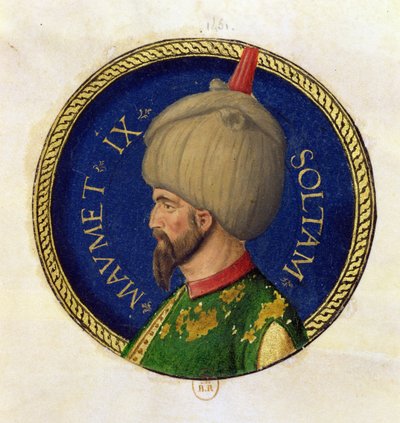 Mehmed II (1432-81) kalte Fatih, Erobreren av Italian School
