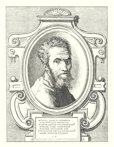 Michael Angelo Bonarota toskanske blomsterdelibatus To av de vakreste menneskelivsprestmalerier, statuarer og andre oppfinnere som lager for hans dypt utdødde (gravering) av Italian School