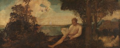 Moses og den brennende busken, ca. 1500-30 av Italian School