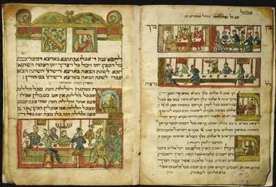 Ms.C.A.2795 The Religious Rites of the Jewish People, fra historien om det jødiske folk av Italian School