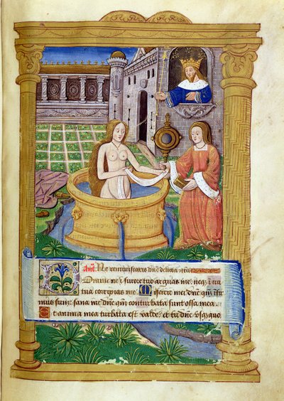 Ms Lat 623 P.6.23 f.49r David og Batseba, fra 