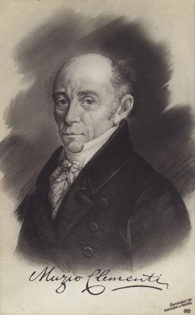 Murzo Clementi , italiensk komponist, pianist, dirigent, musikkutgiver og pianoprodusent (1752-1832) av Italian School