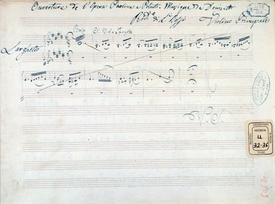 Musikalsk partitur for 