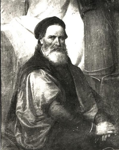 Nicolo Pisani (olje på lerret) (s/hvitt bilde) av Italian School
