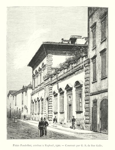 Pandolfini-palasset, tilskrevet Raphael av Italian School