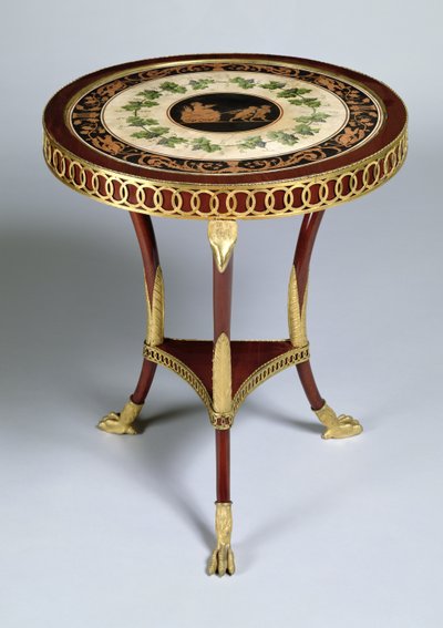 Sokkelbord, 1804-14 (forgylt tre) av Italian School