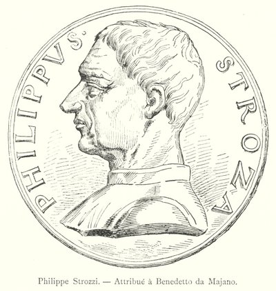 Philippe Strozzi, Attribut to Benedetto da Majano (gravering) av Italian School