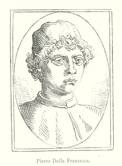 Piero Della Francesca (gravering) av Italian School