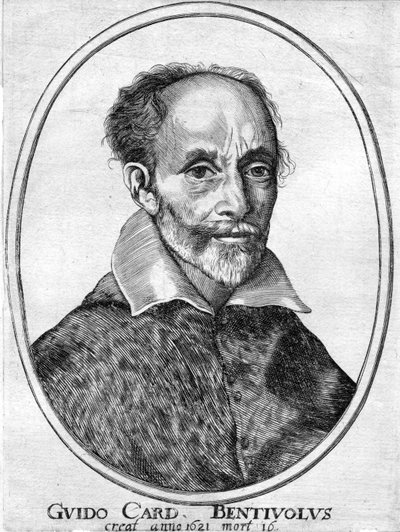 Portrett av kardinal Guido Bentivoglio av Italian School
