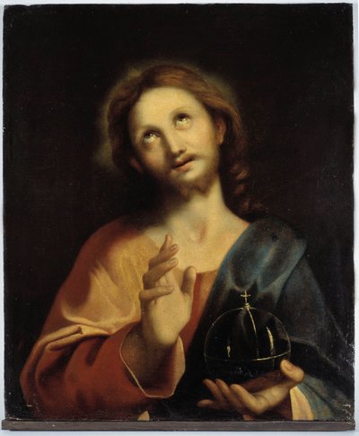 Portrett av Kristus. Milanesisk skole på 1500-tallet. Anonymt maleri. av Italian School