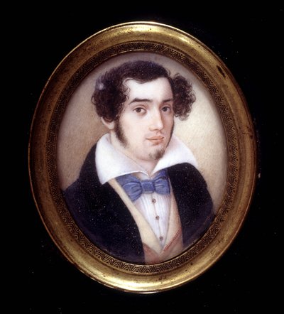 Portrett av Ciro Menotti (1798 - 1831). Museum for Risorgimento. Milan av Italian School