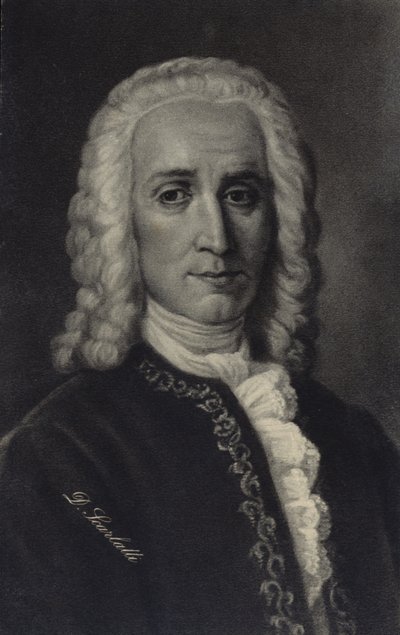 Portrett av Domenico Scarlatti av Italian School