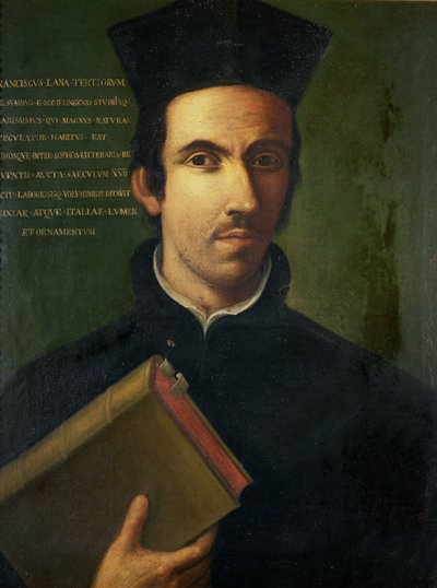 Portrett av Francesco Lana av Italian School