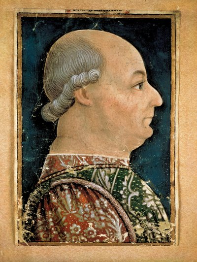 Portrett av Francesco Sforza av Italian School