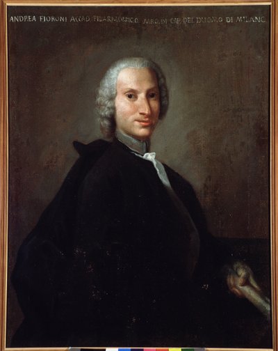 Portrett av Gianandrea Fioroni (1716-1778) italiensk komponist av Italian School