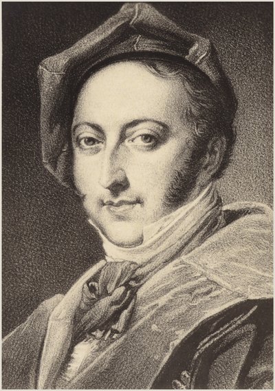 Portrett av Gioachino Rossini av Italian School