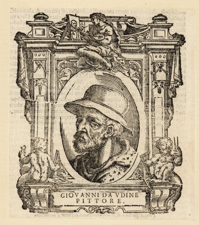 Portrett av Giovanni Nanni, italiensk maler og arkitekt født i Udine av Italian School