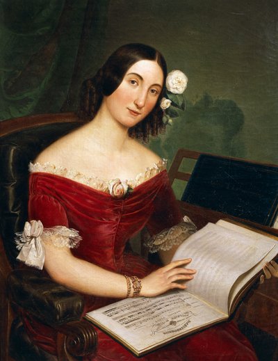 Portrett av Giuseppina Strepponi (Lodi av Italian School