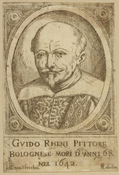 Portrett av Guido Reni av Italian School