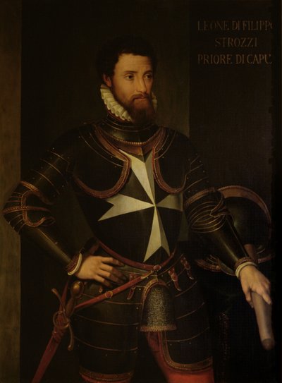 Portrett av Piero Strozzi (1510-58) av Italian School
