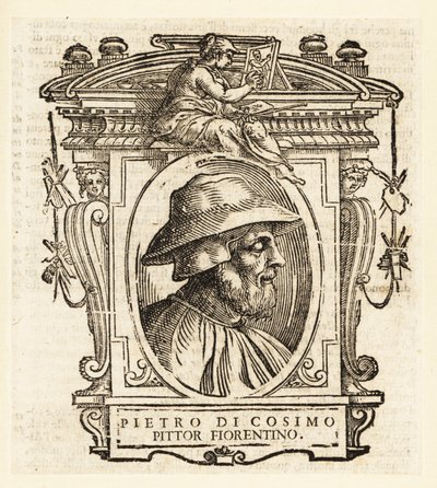 Portrett av Piero di Cosimo, italiensk maler fra renessansen fra Firenze av Italian School
