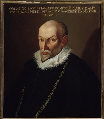 Portrett av Roland de Lassus (1532-1594) flamsk komponist av Italian School