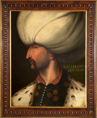 Portrett av Suleyman Ier den storslåtte av Italian School