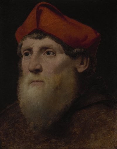 Portrett av en skjeggete prelat, ca. 1520-40 av Italian School