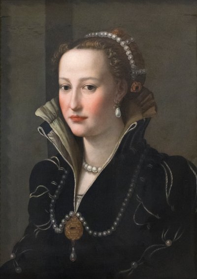 Portrett av en dame, muligens Isabella de Medici av Italian School