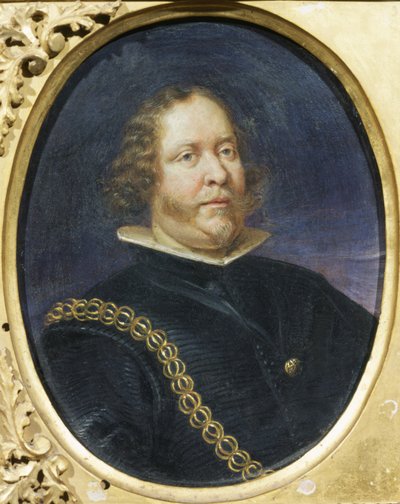 Portrett av en mann av Italian School