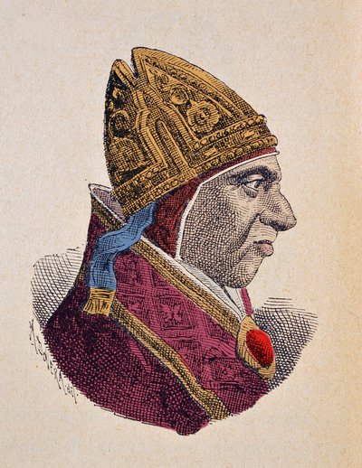 Portrett av pave Calixtus III (1455-1458) av Italian School