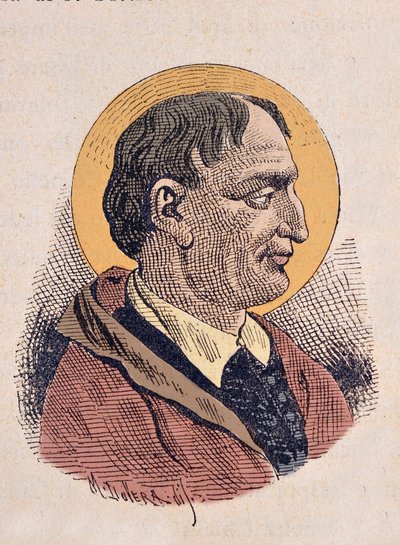 Portrett av paven Corneille (Cornelius eller Cornelio) (251-253) av Italian School