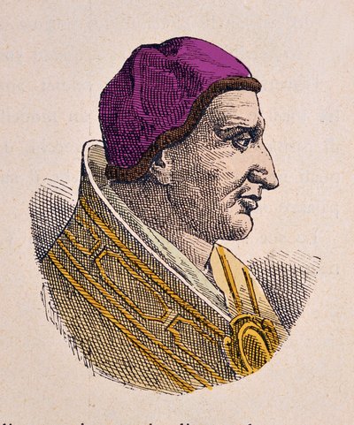 Portrett av pave Pelage II av Italian School