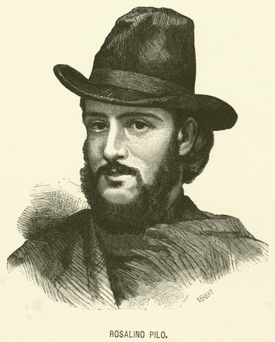 Rosalino Pilo (gravering) av Italian School