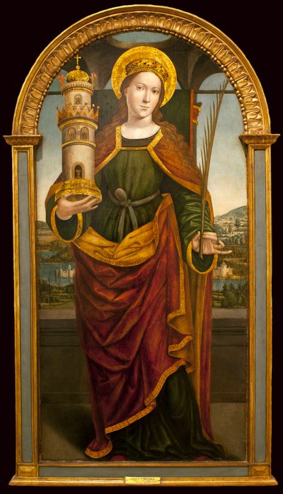 Sainte Barbe - Maleri d