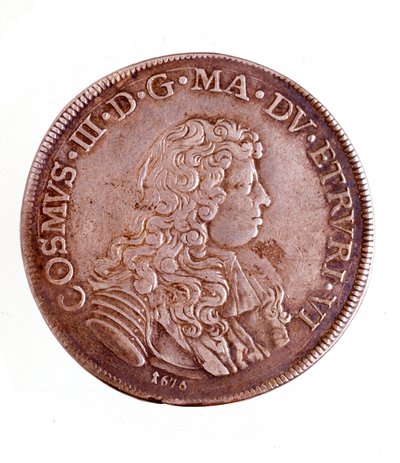 Sølv piastra fra Firenze, regjering av Cosimo III av Medici (1642-1723) av Italian School