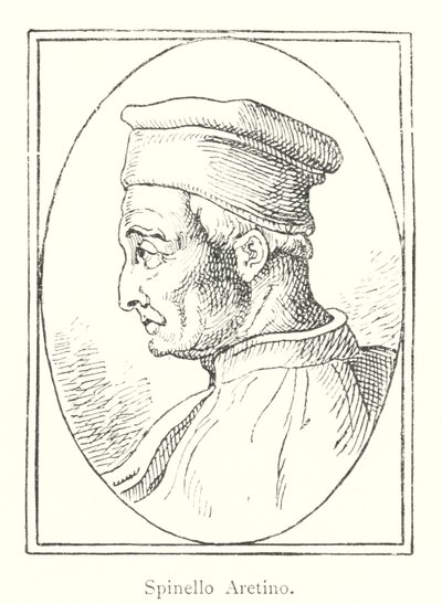 Spinello Aretino (gravering) av Italian School