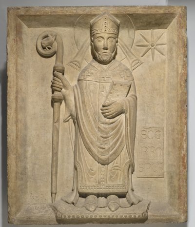 St. Prosper, ca. 1200-25 (marmor) av Italian School