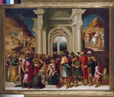 Tilbedelsen av magiene av Italian School