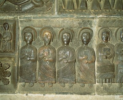 Apostlene, førromansk relieff (bronse) av Italian School