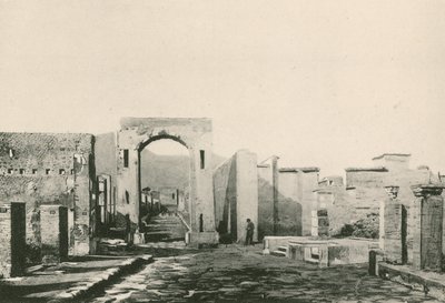 The Arch of Caligula som den er (gravure) av Italian School