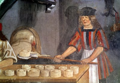 The Baker (fresco) av Italian School